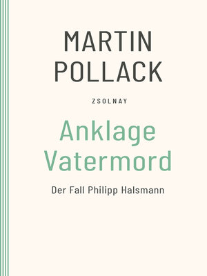 cover image of Anklage Vatermord